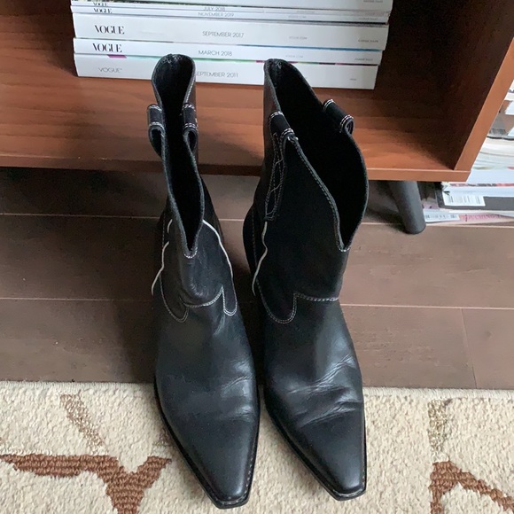 (SOLD)ZARA Srpls Cowboy Boots - Picture 5 of 8